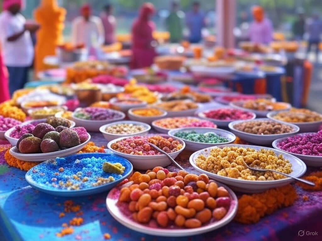 Healthy Food in Holi