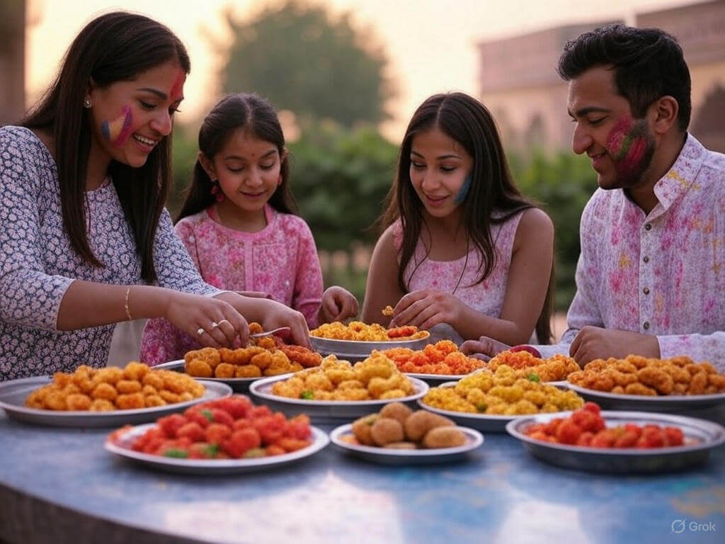 Healthy Food in Holi