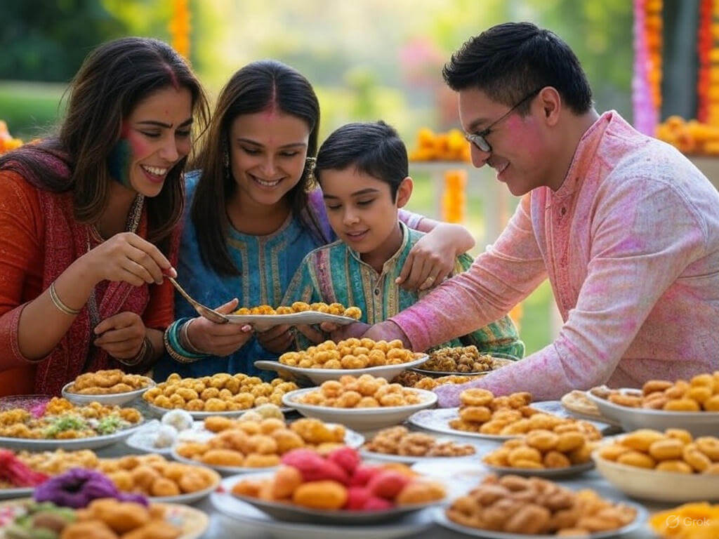 Healthy Food in Holi
