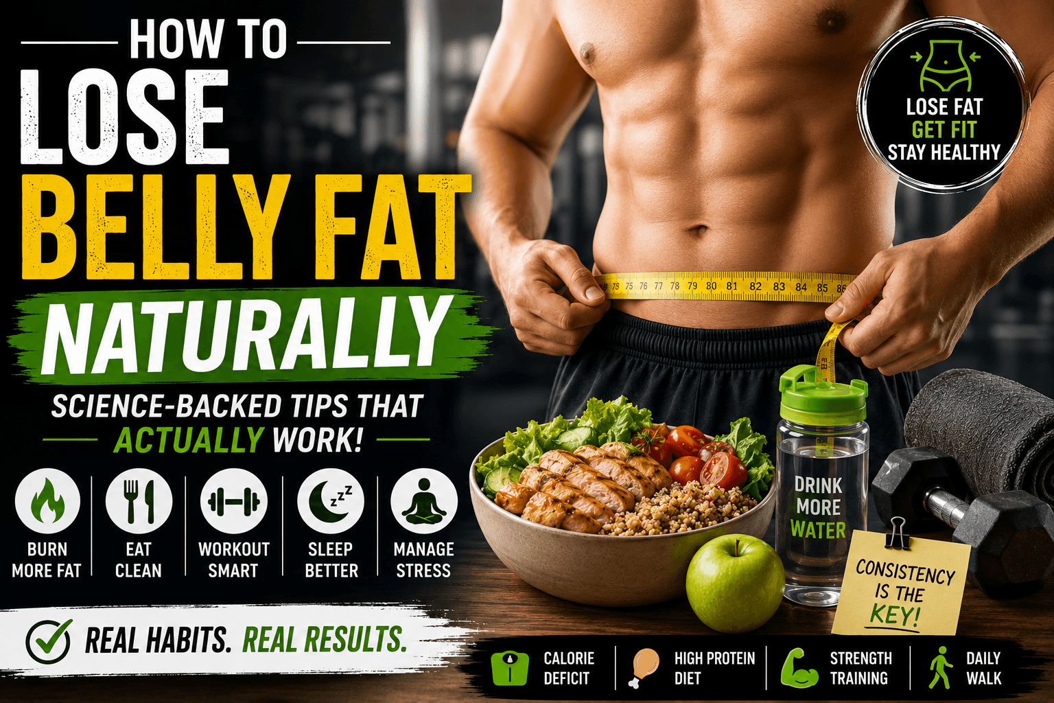 how to lose belly fat naturally