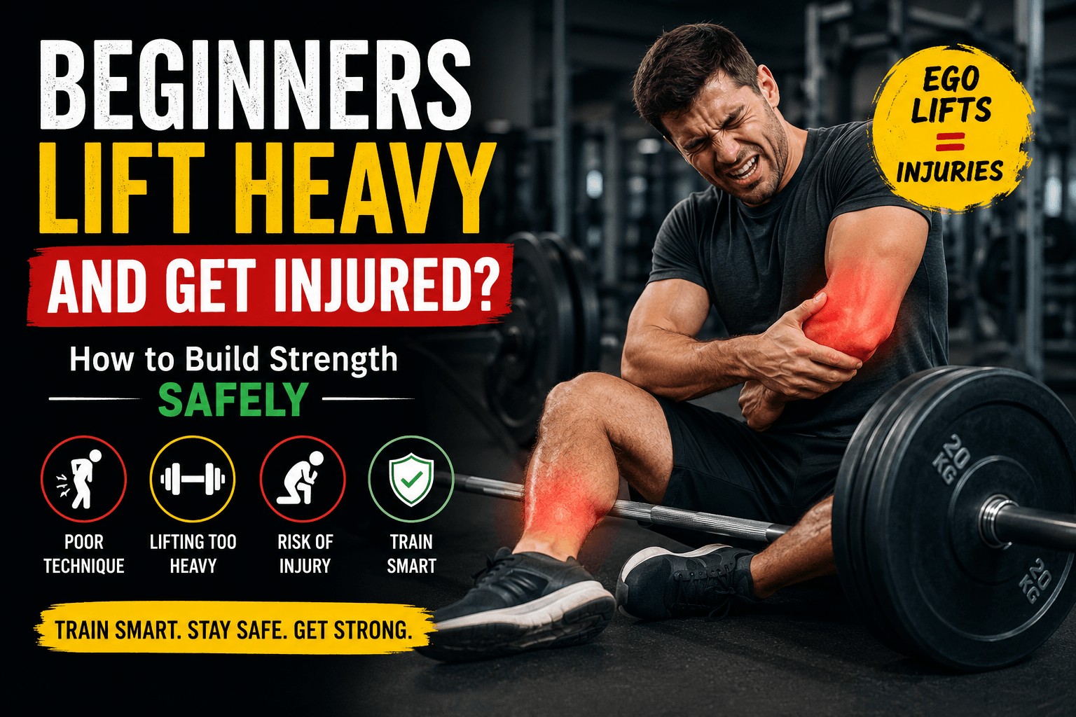 Beginners Lift Heavy and Get Injured
