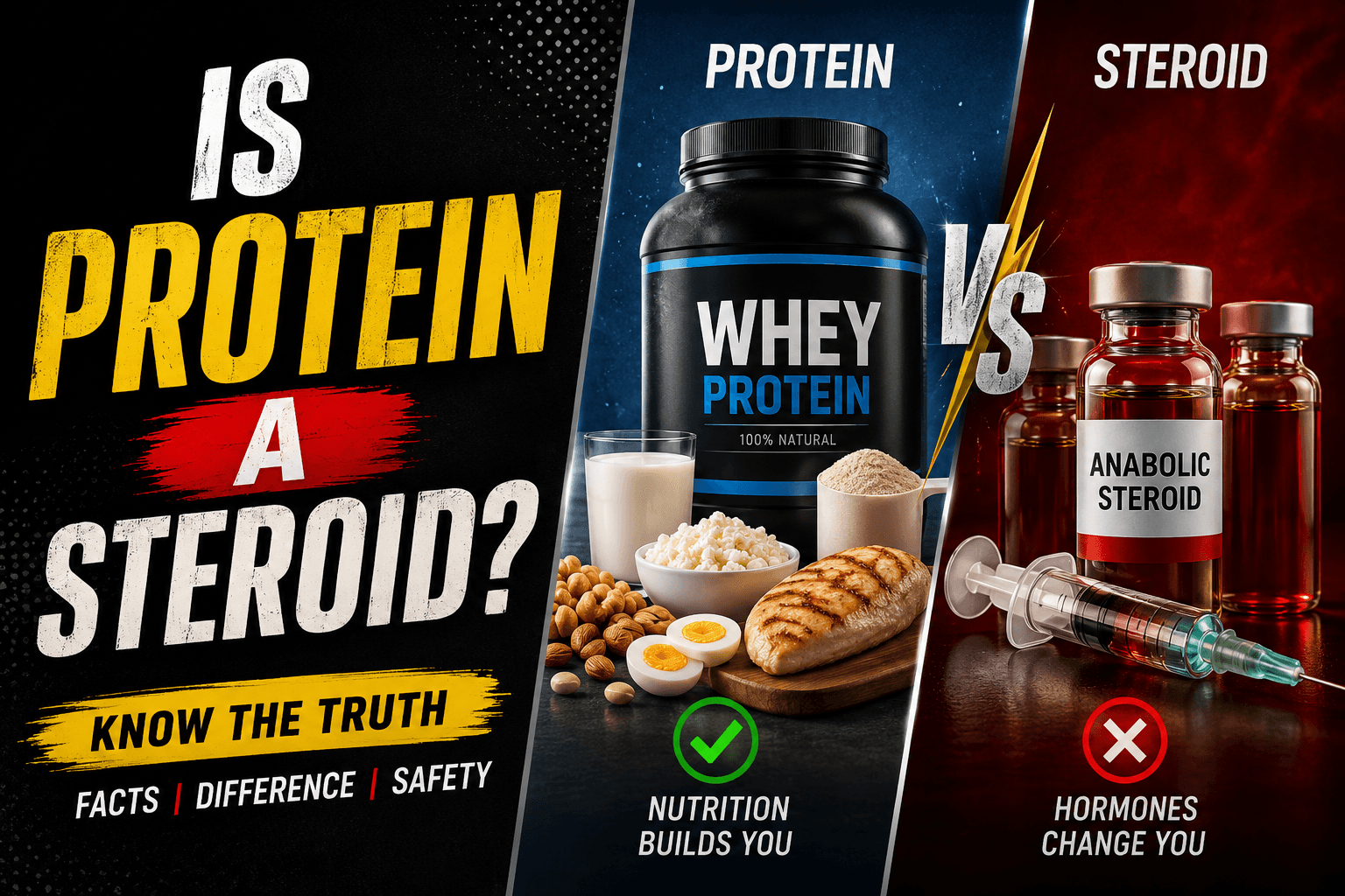 Is protein a steroid
