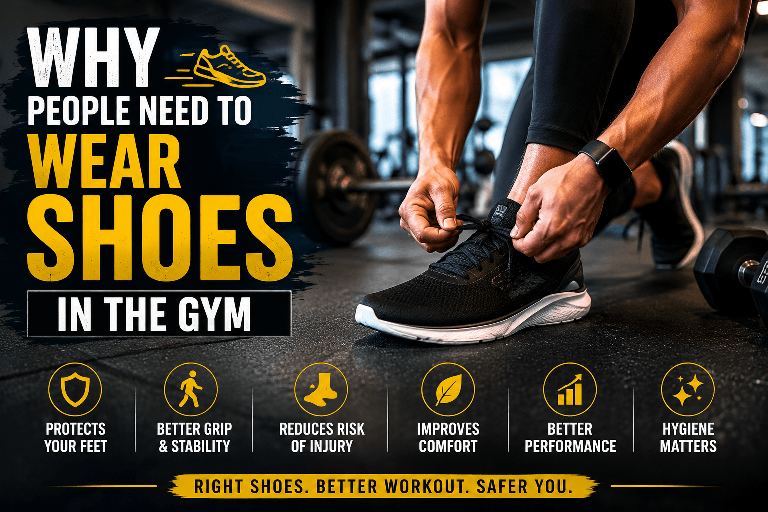 Wear Shoes in the Gym