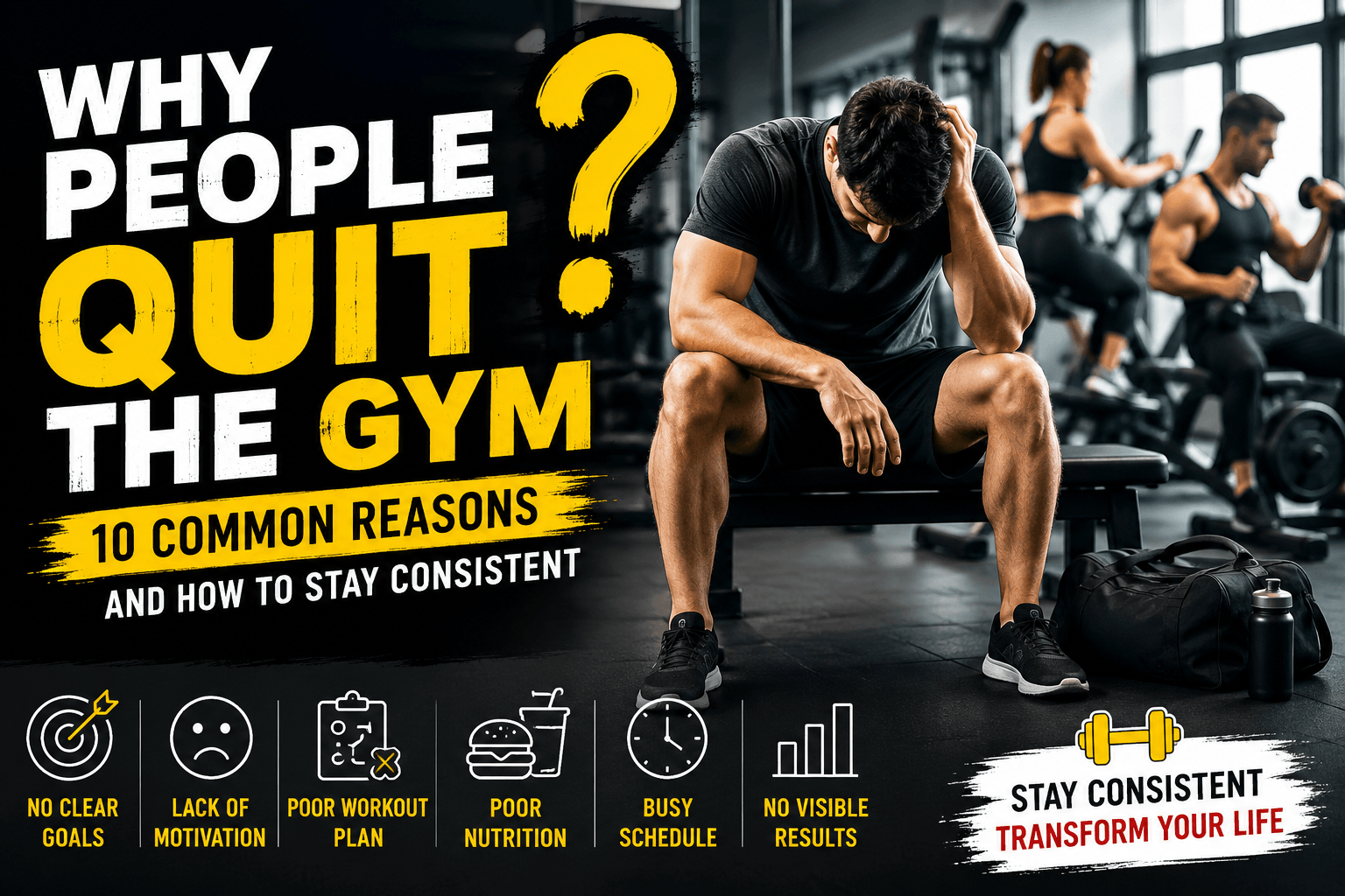 Why Do People Quit the Gym FITLIS